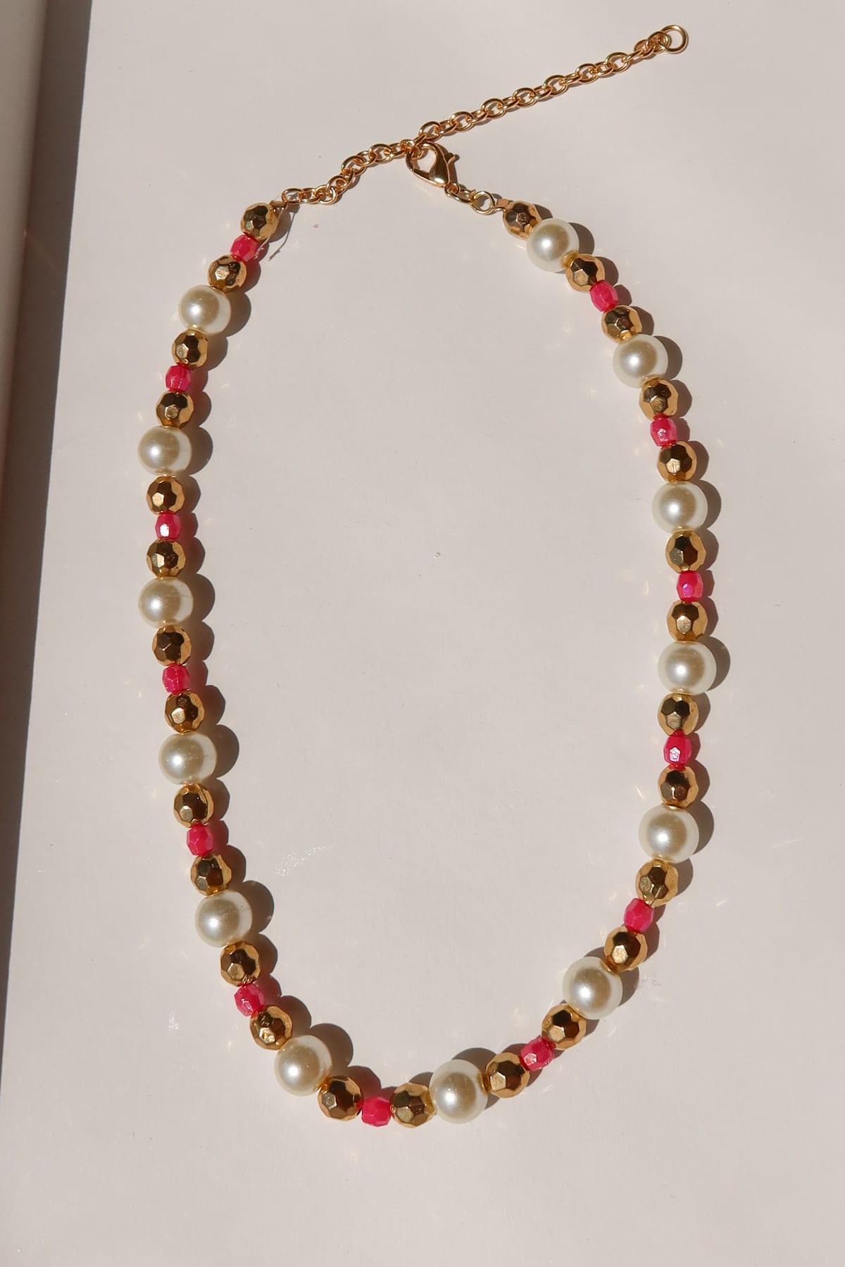 Bright Pink Stackable Choker